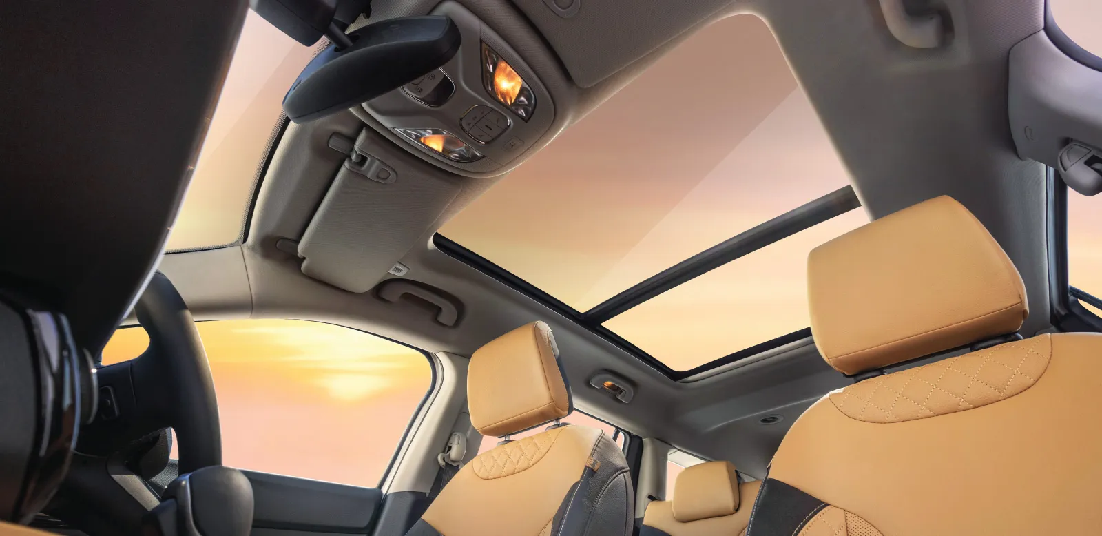 Dual-Pane Panoramic Sunroof